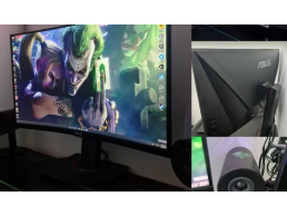 Monitor asus 2k 32 144hz 1ms hdr with speaker razer nommo last price 1450