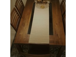 Seater Wooden Dining Table and Chairs for 6 Sale