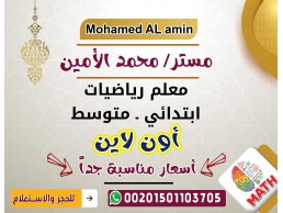 معلم رياضيات أون لاين 