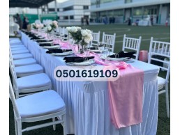 "Dubai Party Palms: Chairs and Tables Rental Services"