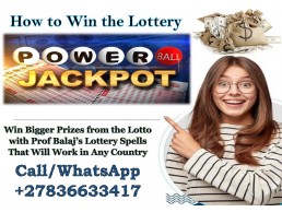 Get the Most Powerful Lottery Spells to Boost Your Chances of Winning the Lotto +27836633417