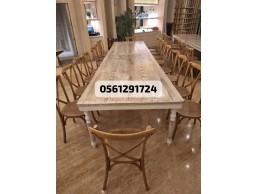 VIP Wooden & Glass Tables And Chairs Rentals In Dubai - Luxury Event Furniture  details