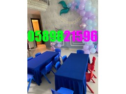 Rent chairs and tables for children for rental in Dubai.