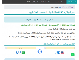 شرح خدمة تحويل العملات من worldforexrates.com