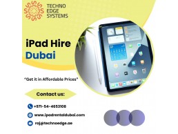 Top-Notch Services for iPad Hire Dubai