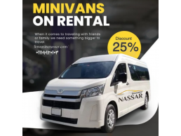 Luxury Toyota Hiace Rental with Chauffeur from Limousine Nassar: The Perfect Corporate Transportatio