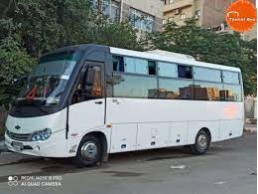 The cheapest tourist transport rental in Egypt - Mercedes 33-passenger bus rental in Cairo