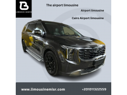 Cairo airport limousine rental: Enjoy a comfortable ride with a Kia Carnival .