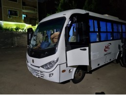 Are you planning a comfortable and safe group trip? We offer you a 28 seater Mitsubishi bus for rent