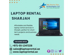 What is a common Rental period for Laptops in Sharjah?