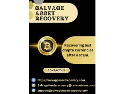 Best Recovery Expert for Cryptocurrency; Visit Salvage Asset Recovery