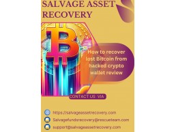 How to Trace and Recover Stolen Cryptocurrency from Scammer:- Contact Salvage Asset Recovery