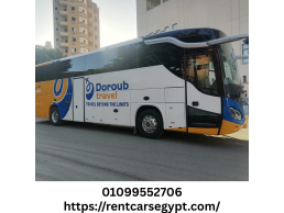 Mercedes 50-passenger bus rental service for summer trips and day use
